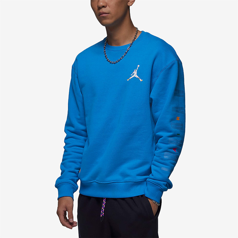 Nike/耐克正品新款Air Jordan男子宽松运动套头卫衣FB7658-435