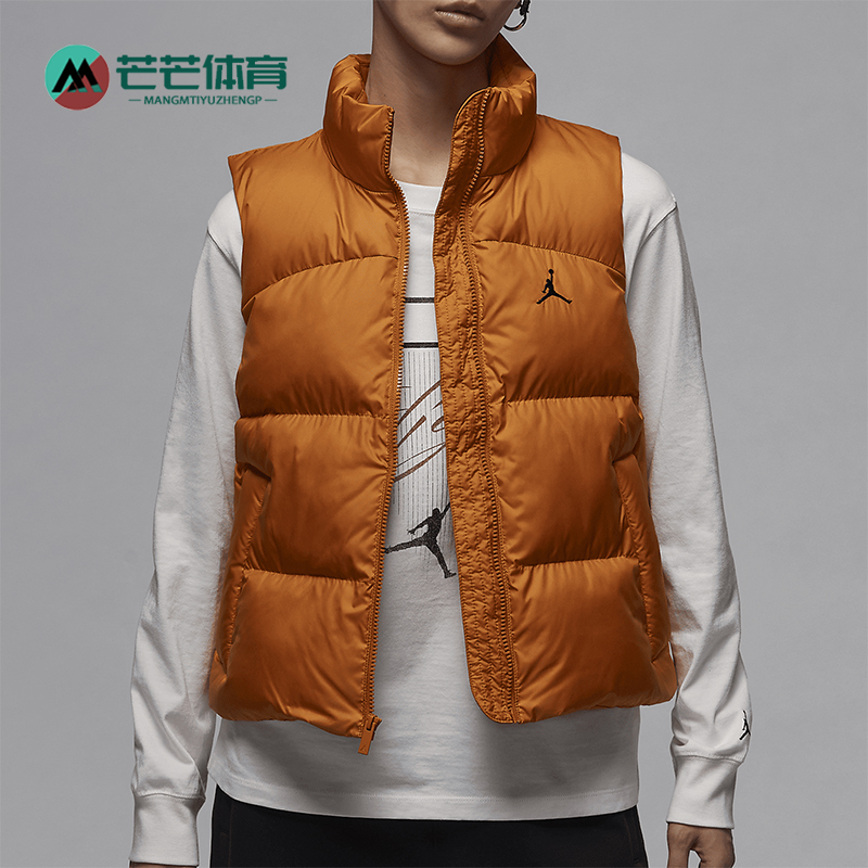 耐克女士保暖时尚休闲短款棉马甲