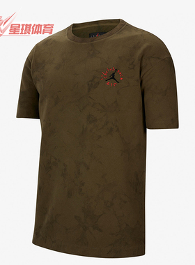 Nike/耐克正品运动男士简约印花透气绒面短袖T恤百搭CN3433-222