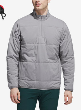 Adidas/阿迪达斯正品新款男女灰色高尔夫经典休闲夹克外套KA7947