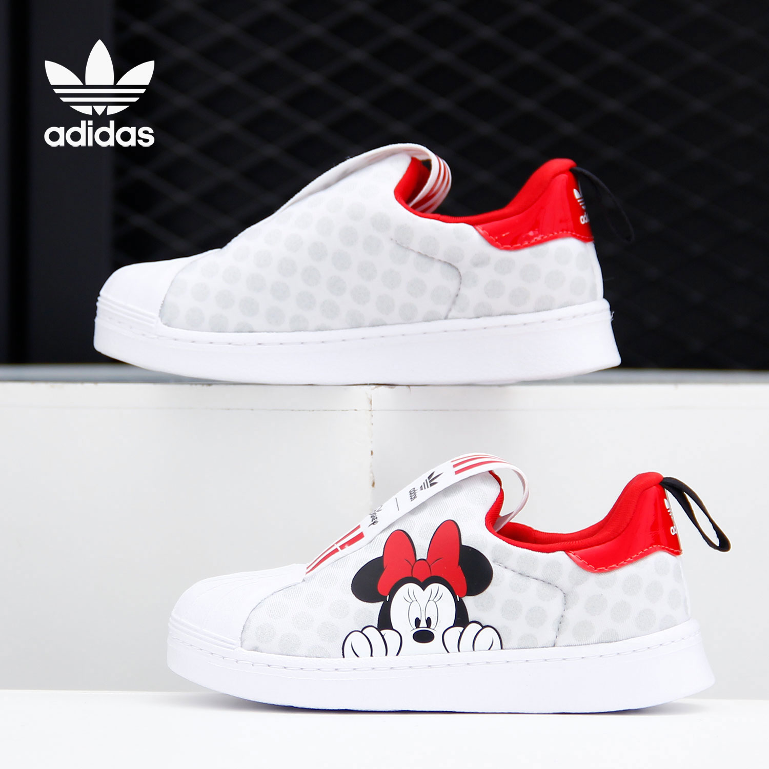 Adidas/阿迪达斯正品 三叶草SUPERSTAR 360小童休闲运动鞋 FX4902