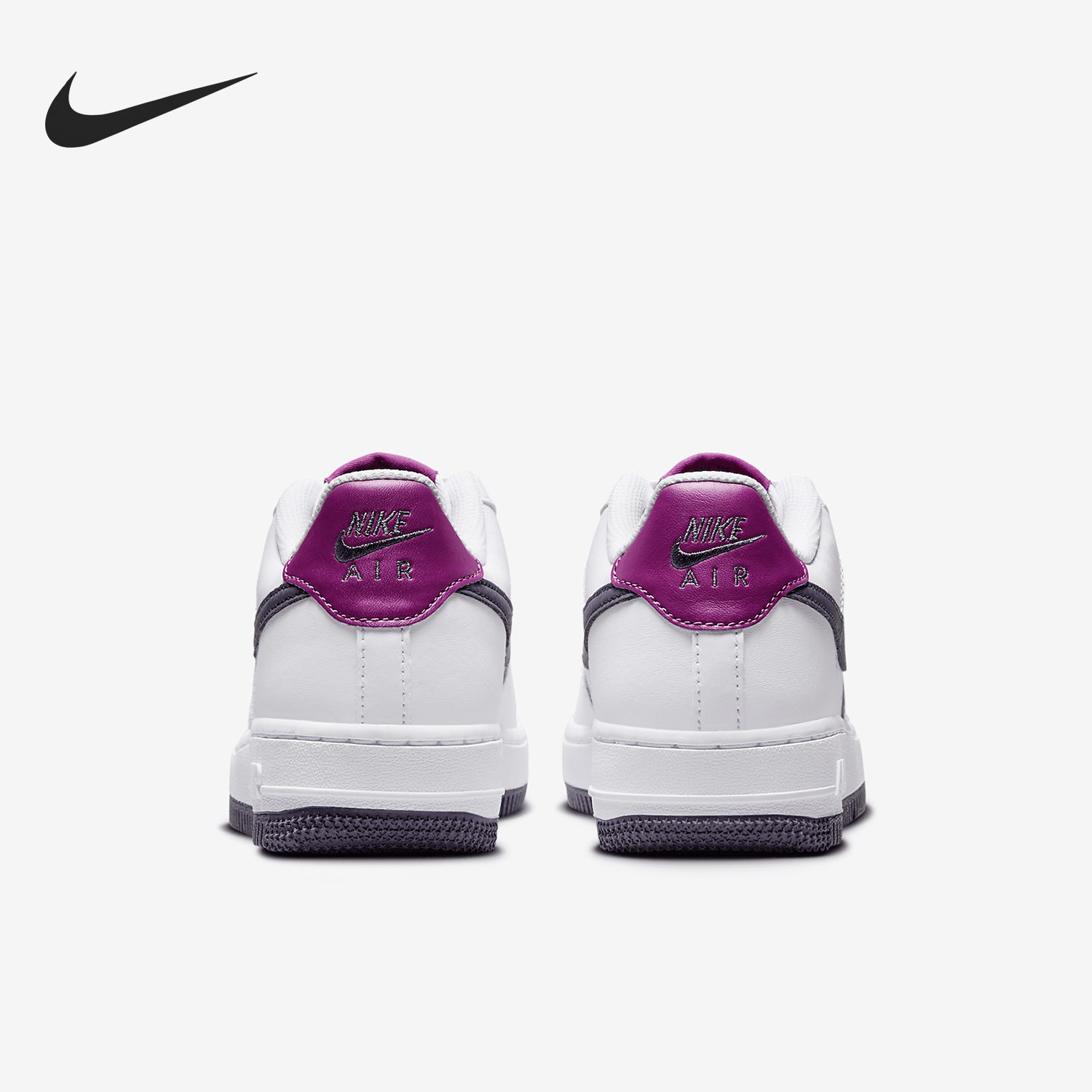 Nike/耐克正品Air Force 1 GS女子大童经典板鞋FV5948-111