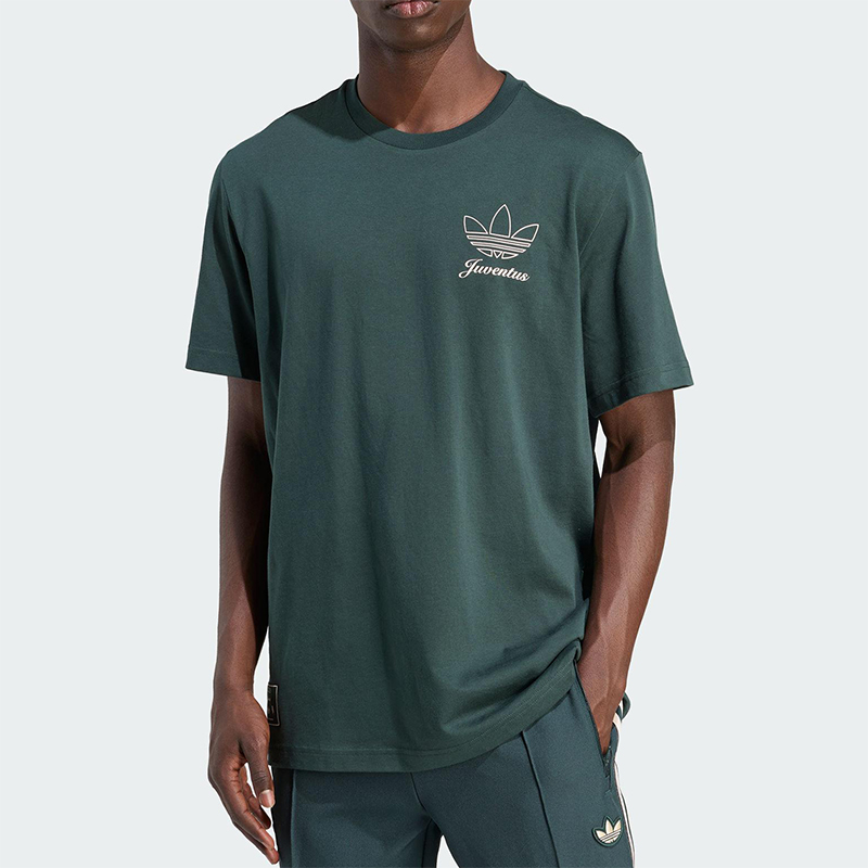 Adidas/阿迪达斯正品夏季男士透气圆领简约经典休闲短袖T恤JM9466