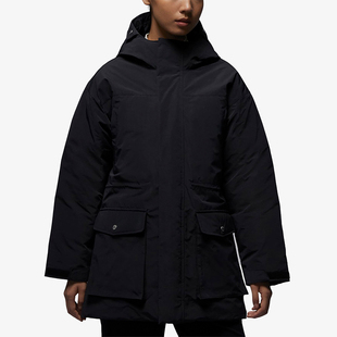 JORDAN女士防风保暖运动连帽羽绒服FB5086 010 耐克正品 Nike