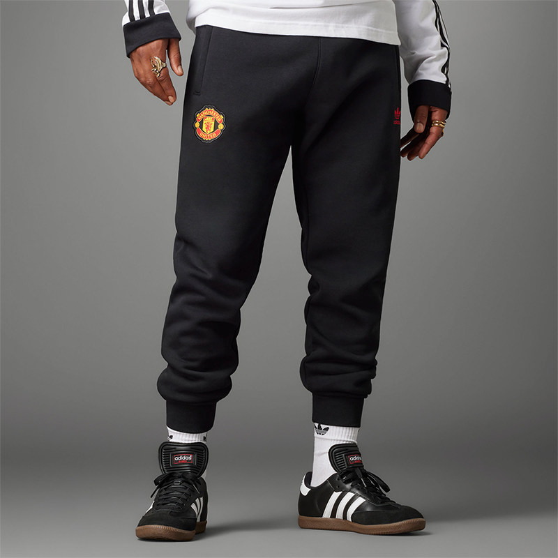 Adidas/阿迪达斯正品三叶草男士曼联足球休闲运动裤IK8709