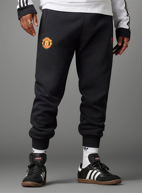 Adidas/阿迪达斯正品三叶草男士曼联足球休闲运动裤IK8709
