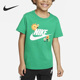 FQ3660 Nike 324 小童新款 休闲运动卡通针织短袖 耐克正品 夏季