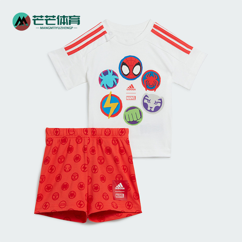 阿迪达斯运动短袖套装