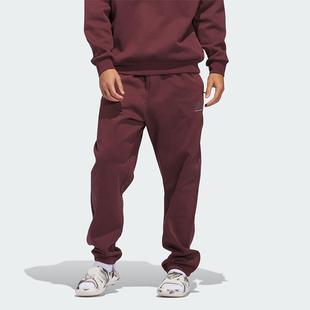 Adidas 篮球系列情侣宽松经典 运动针织长裤 JD6144 阿迪达斯正品