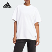 Adidas 圆领T恤IB6855 TEE女士运动宽松短袖 阿迪达斯正品 LOGO