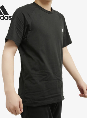 Adidas/阿迪达斯正品 年春夏新款男子运动圆领短袖T恤 FL4003