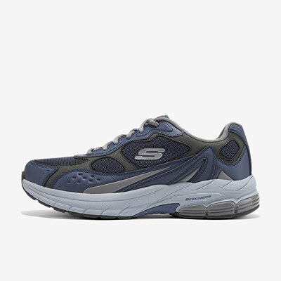 Skechers斯凯奇正品ORBITAL男款绑带防滑运动鞋8790349-NVGY