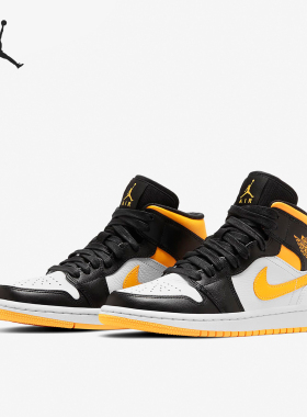 Nike/耐克正品Jordan女士系带运动减震复古中帮板鞋CV5276-107
