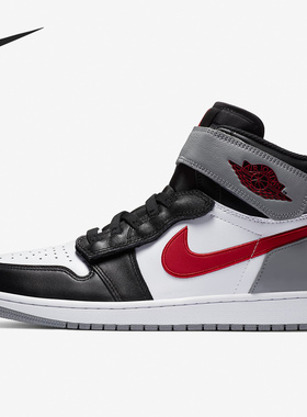 Nike/耐克正品Air Jordan 1 AJ1灰红拉链魔术贴篮球鞋 CQ3835-002