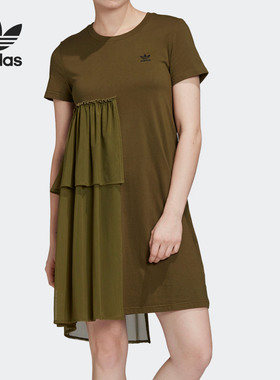 Adidas/阿迪达斯正品三叶草 Dress 女子运动休闲裙子 GK5180