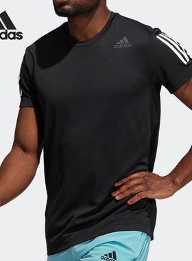 Adidas/阿迪达斯正品当季新款男子运动休闲圆领透气短袖T恤GT8259