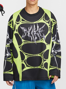 Nike/耐克正品Project F.R.O.G男士印花圆领宽松球衣IF1295-010