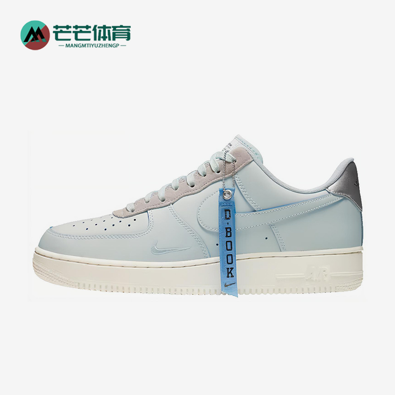 Nike/耐克正品Air Force 1GS女子大童运动系带透气板鞋CJ9886-001