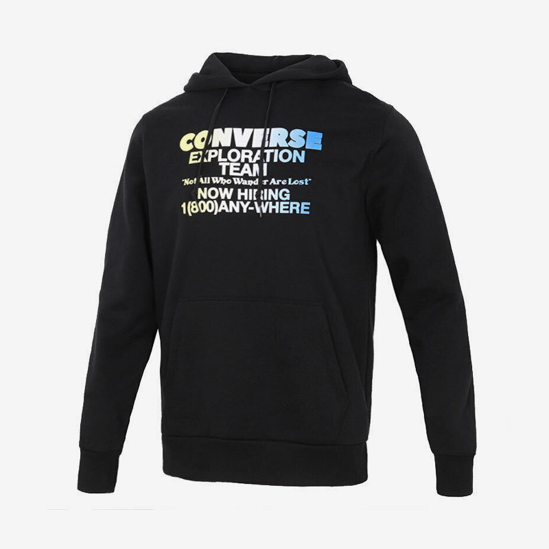 Converse匡威正品新款 男子连帽保暖加绒运动套头卫衣10021271