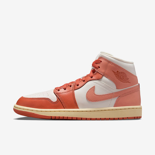 Nike耐克正品Air Jordan 1女款中帮运动休闲复古篮球鞋BQ6472-180
