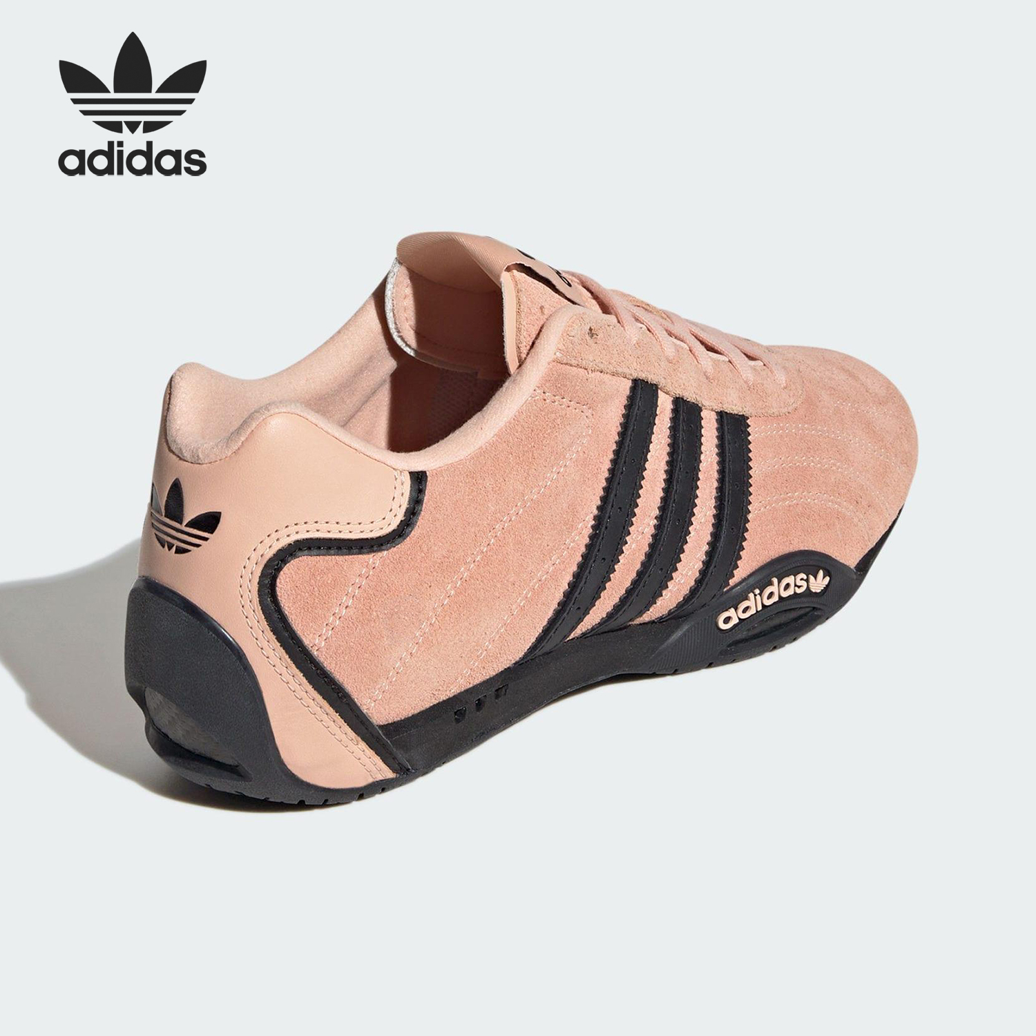 Adidas/阿迪达斯正品三叶草女士赛车经典系带运动鞋JS0299