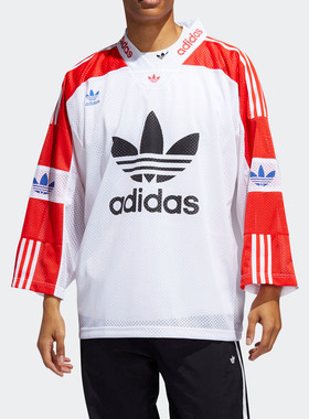 Adidas/阿迪达斯正品 三叶草BL TREF JERSEY男子套头衫卫衣FM1586