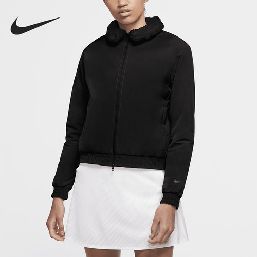 Nike/耐克正品女子翻领高尔夫运动短款收口夹克外套CK5859