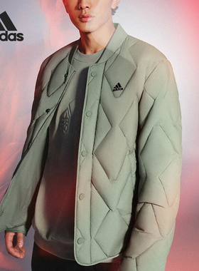 Adidas/阿迪达斯正品冬季男女保暖休闲时尚羽绒服IW0776 IW0775