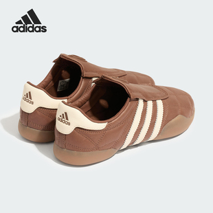 薄底武术运动鞋 Adidas 经典 2025女士皮革时尚 JR6017 阿迪达斯正品