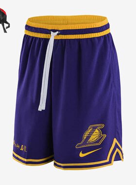 Nike/耐克正品夏季洛杉矶湖人队 男子运动透气短裤 DH9176-504