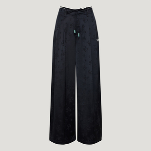 Adidas/阿迪达斯正品三叶草女士宽松新中式时尚休闲裤KY5747