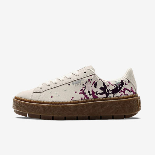 Puma彪马正品Platform Trace Digitemb女厚底印花板鞋366783-01