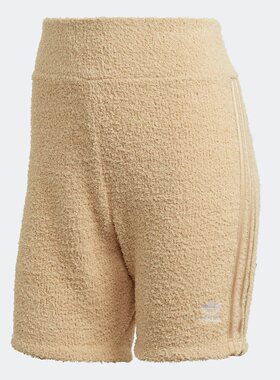 Adidas/阿迪达斯正品 三叶草 SHORTS 女子绒面运动休闲短裤H18835