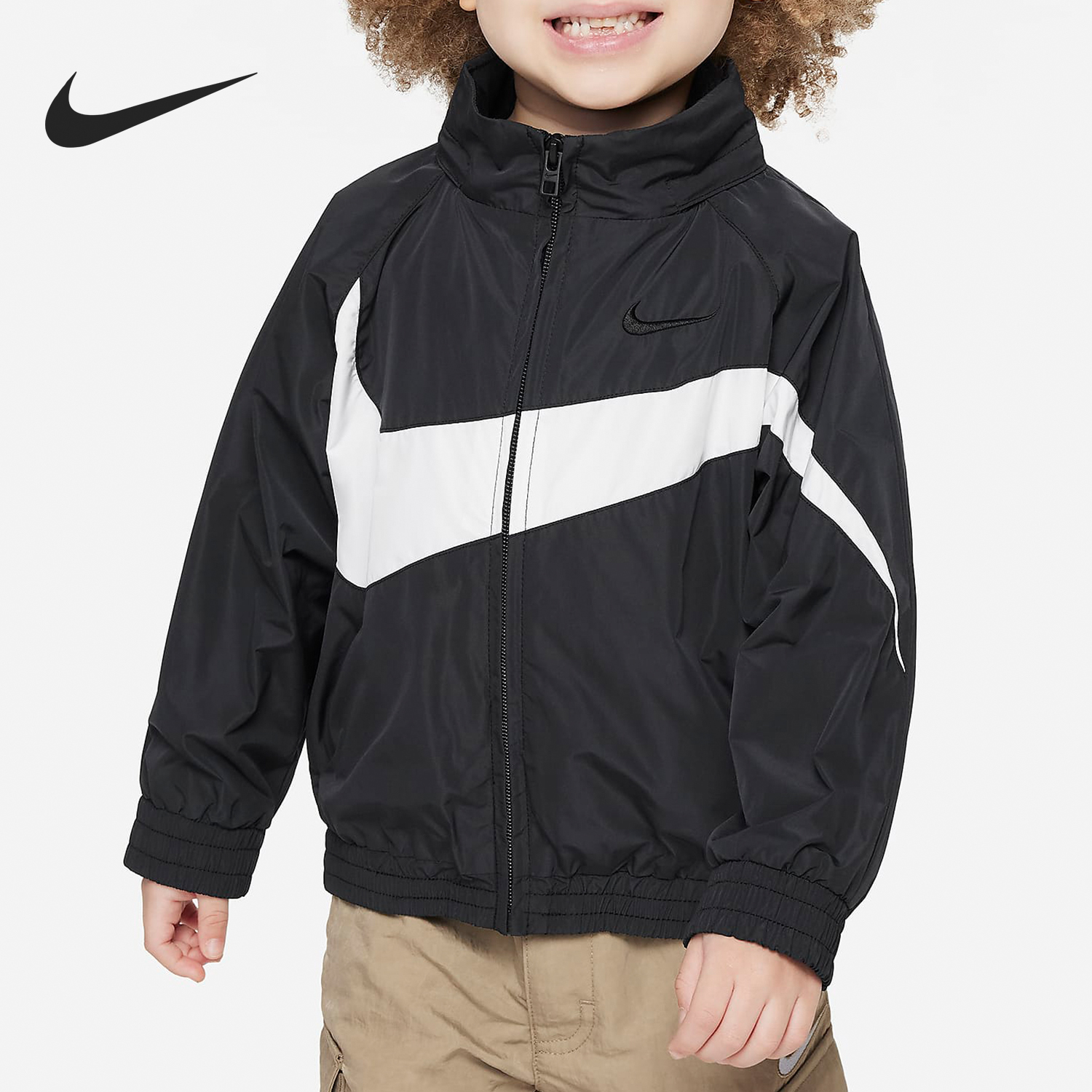 Nike/耐克正品年新款婴童运动休闲梭织外套HF2472-010
