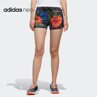 Adidas/阿迪达斯正品19neo W FRM PRNT SHRT 女装短裤FJ6775