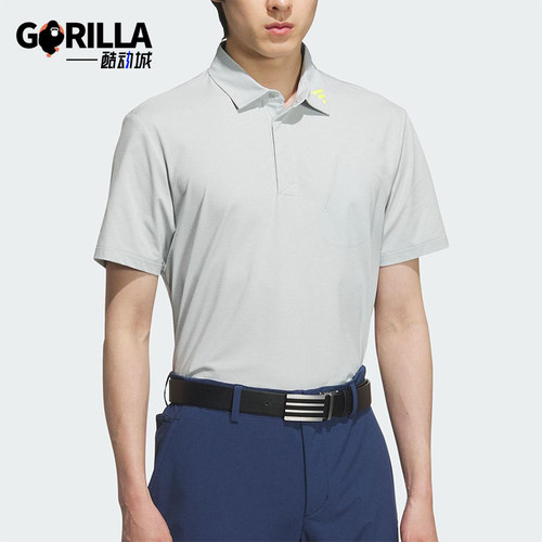 Adidas/阿迪达斯正品新款男奇迹银高尔夫经典短袖POLO衫JG1318