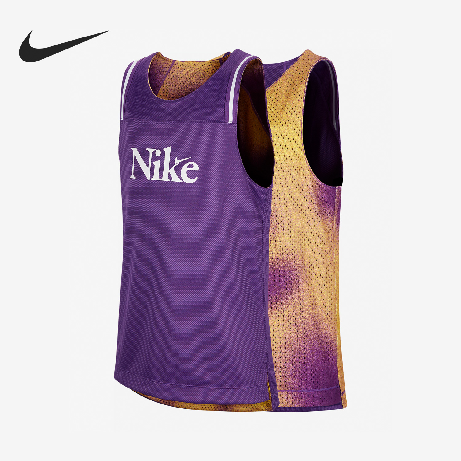 Nike/耐克正品新款大童无袖双面穿篮球衣T恤FD4010-599