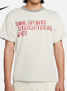 Nike/耐克官方正品针织圆领双面穿男子透气运动休闲T恤DQ4248-073