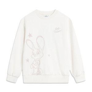 Lining/李宁正品疯狂动物城儿童运动休闲宽松圆领套头卫衣YWDT402