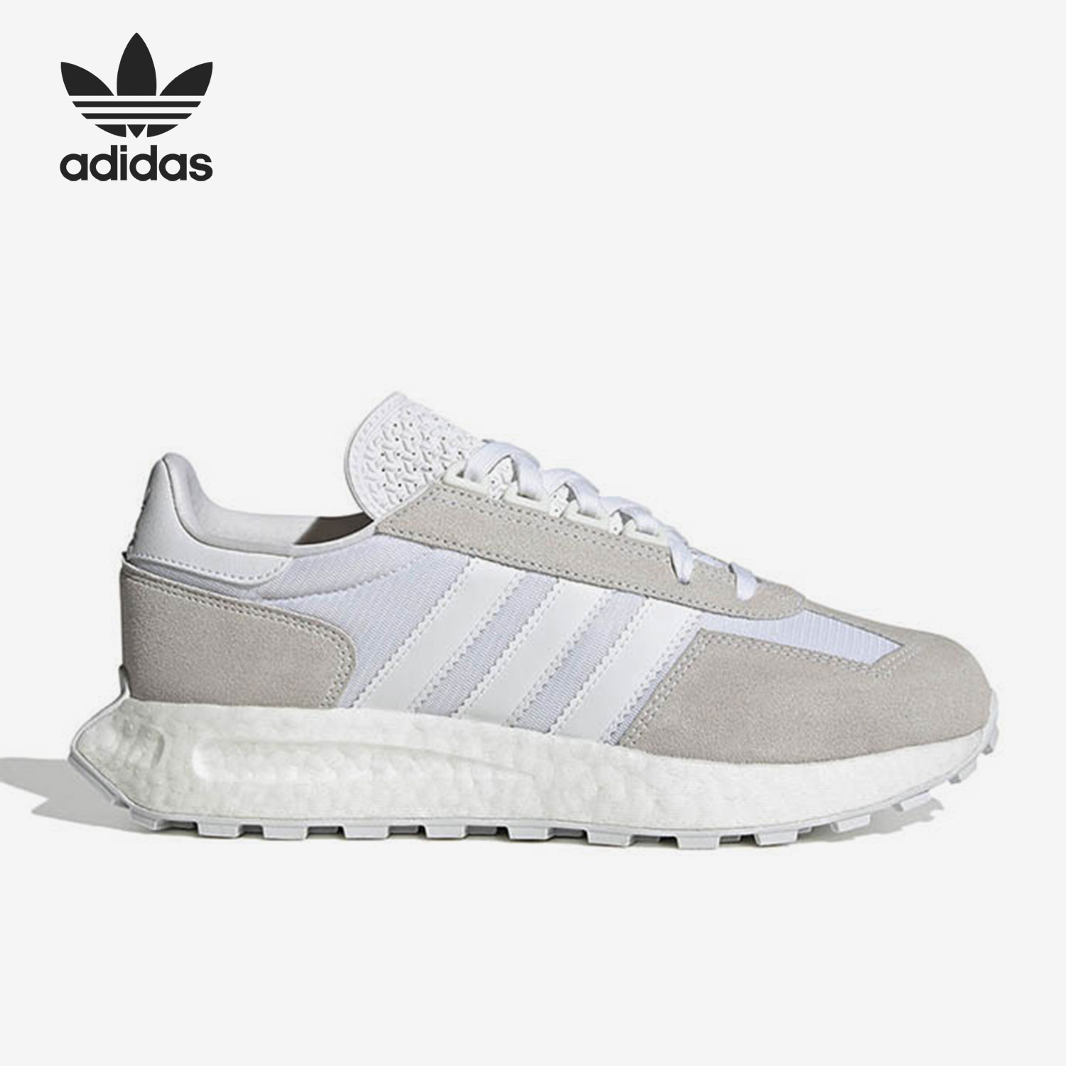 Adidas阿迪达斯三叶草男女跑步鞋