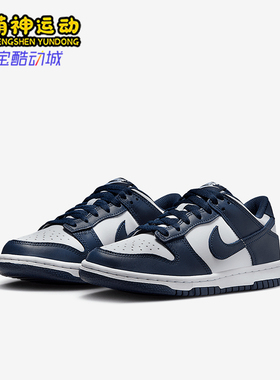 Nike/耐克正品DunkLow GS女子大童低帮休闲板鞋FB9109-116