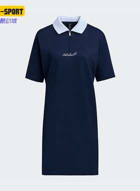 Adidas/阿迪达斯正品VERBIAGE DRESS女士经典休闲连衣裙JM4329