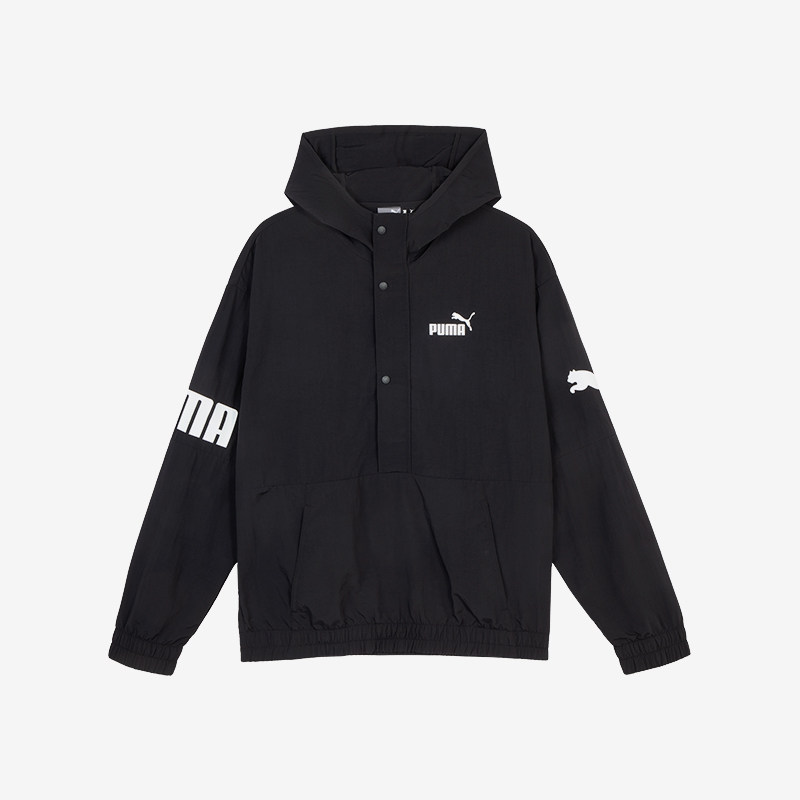 Puma/彪马正品时尚透气新款男女半拉链轻薄连帽休闲运动休闲卫衣