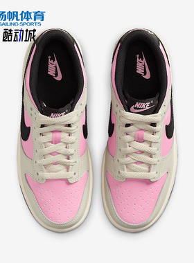 Nike/耐克正品Dunk Low GS女子大童运动复古系带板鞋FB9109-601