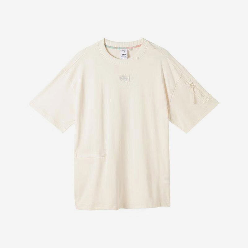 Puma/彪马正品POP MART男女时尚宽松透气短袖T恤534703-65