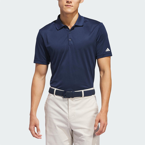 Adidas/阿迪达斯正品夏季男士复古翻领运动户外短袖POLO衫IU4442