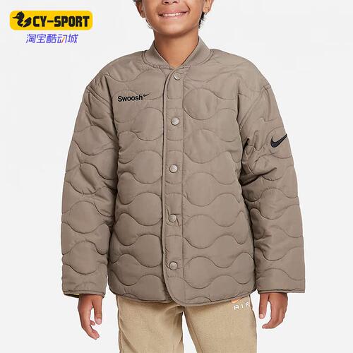 Nike/耐克正品冬季大童运动保暖防风耐磨夹克棉服 FD9290-081