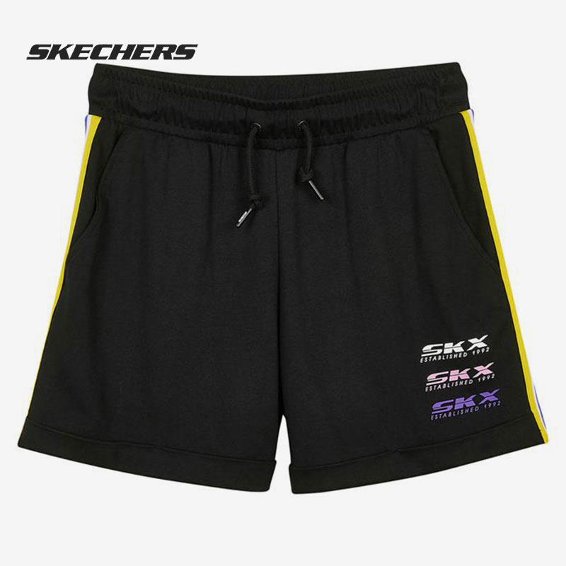 斯凯奇夏季女子运动透气休闲短裤