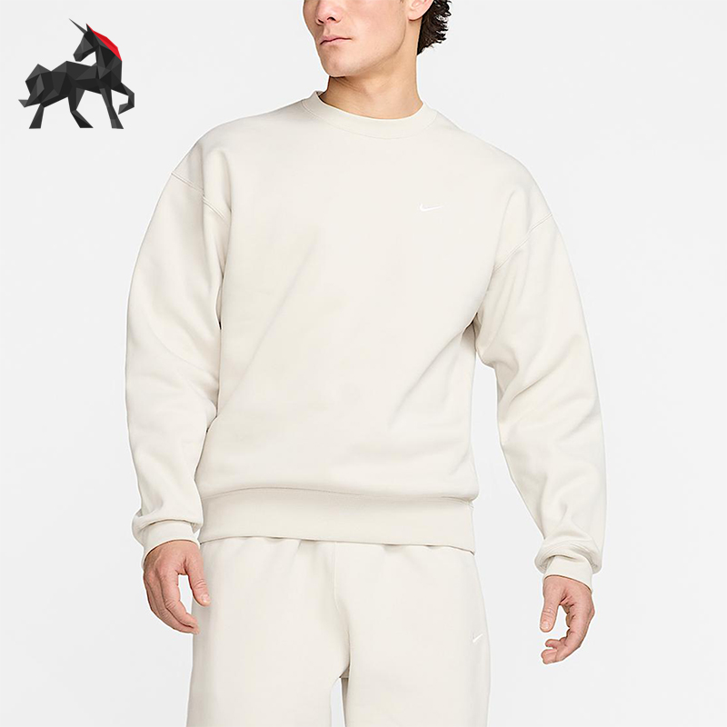 Nike/耐克正品春秋男士运动长袖简约套头经典加绒卫衣DX1362-072