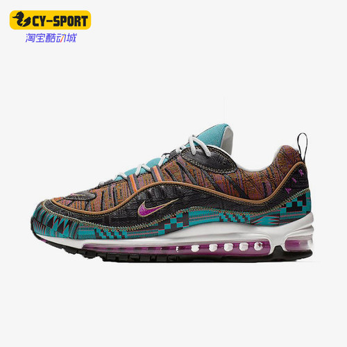 Nike/耐克正品Air Max 98 BHM男士日常经典防滑跑步鞋CD6090-001